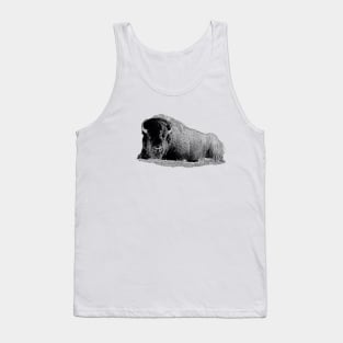 Lying bison Tank Top